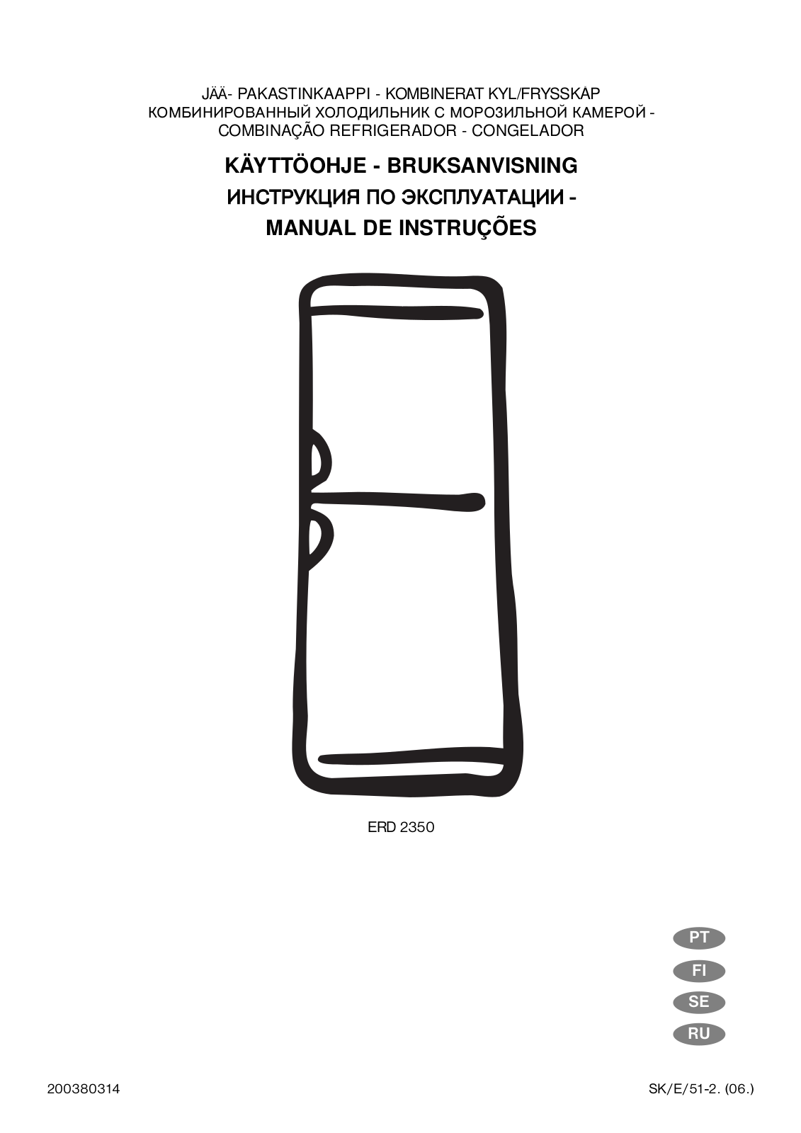 Electrolux ERD 2350 User manual