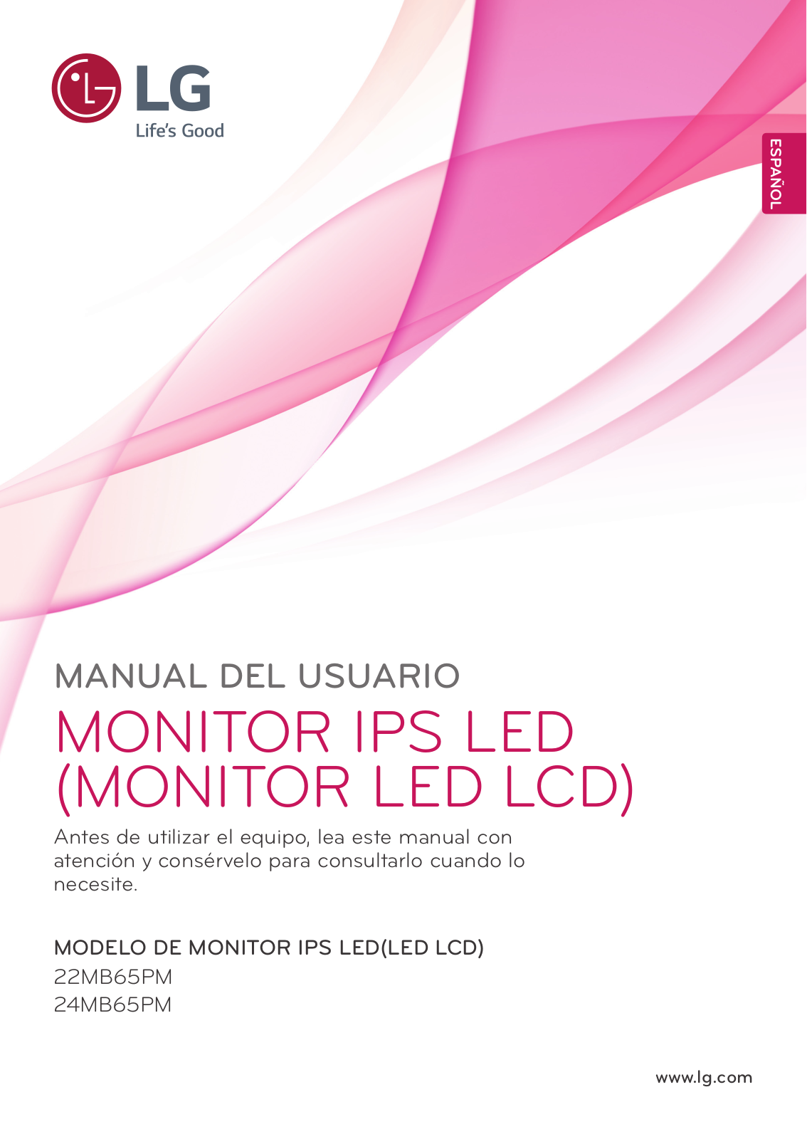 LG 24MB65PM-V User Manual