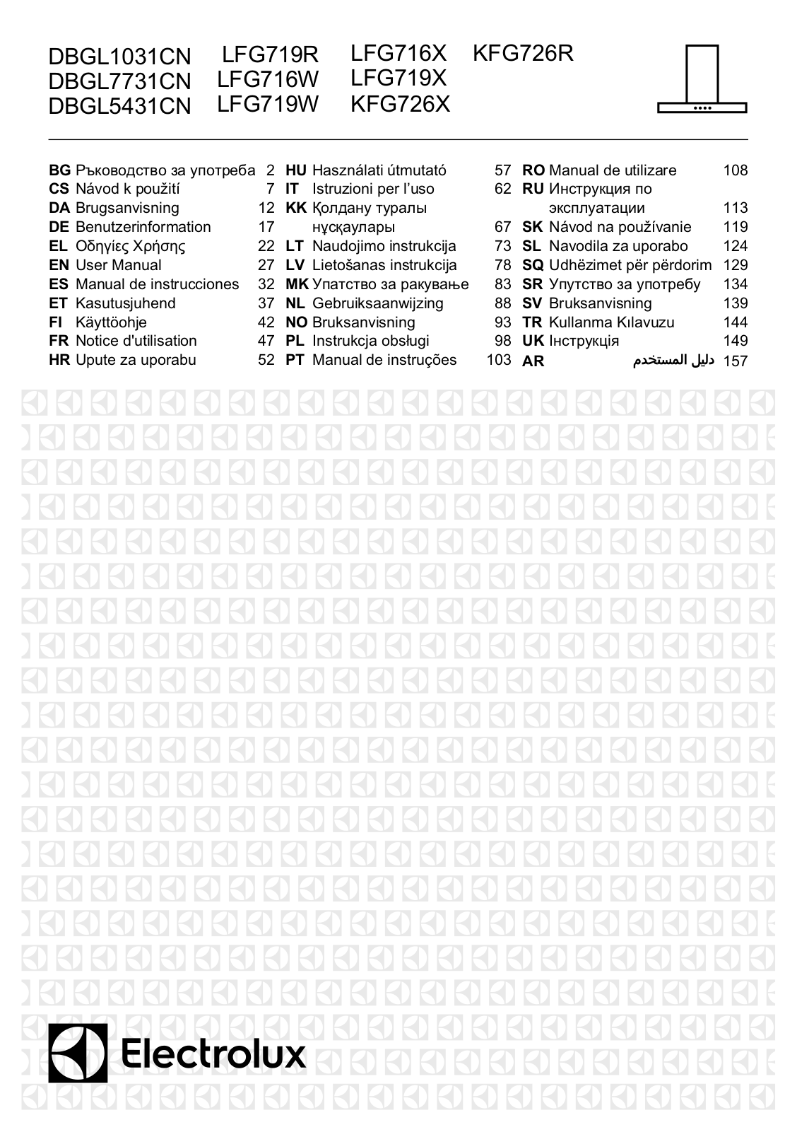 ELECTROLUX LFG719W, LFG716R, KFG726X User guide - ManualMachine.com