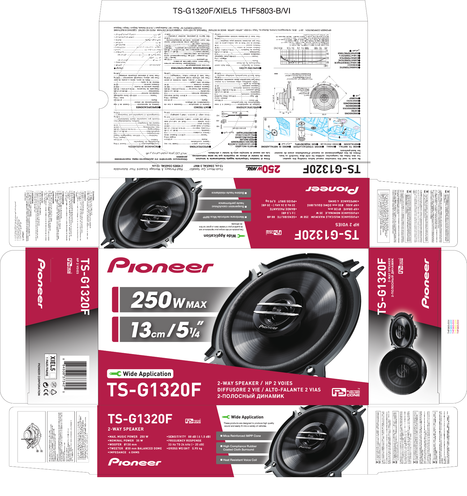 Pioneer TS-G1320F User Manual