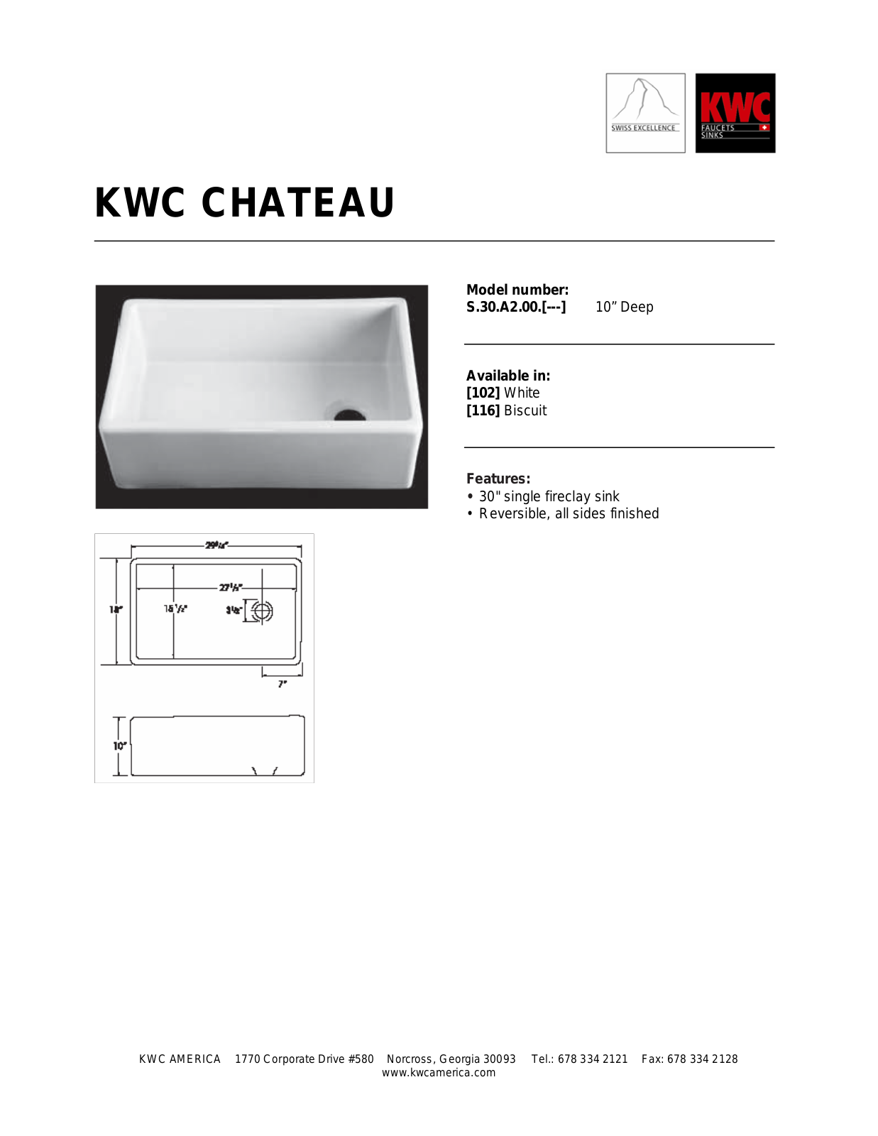 KWC S.30.A2.00 User Manual - ManualMachine.com