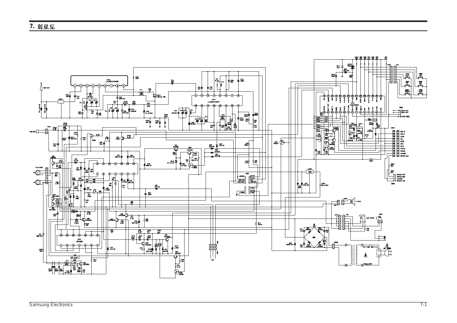 SAMSUNG RC-A350 Schematics