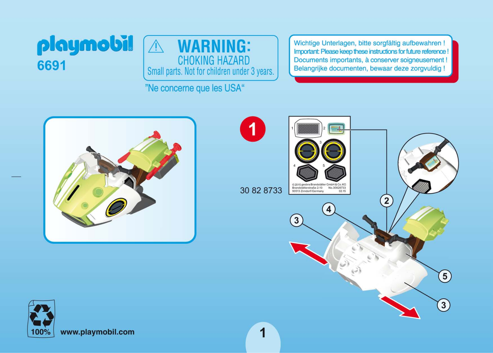 Playmobil 6691 Instructions