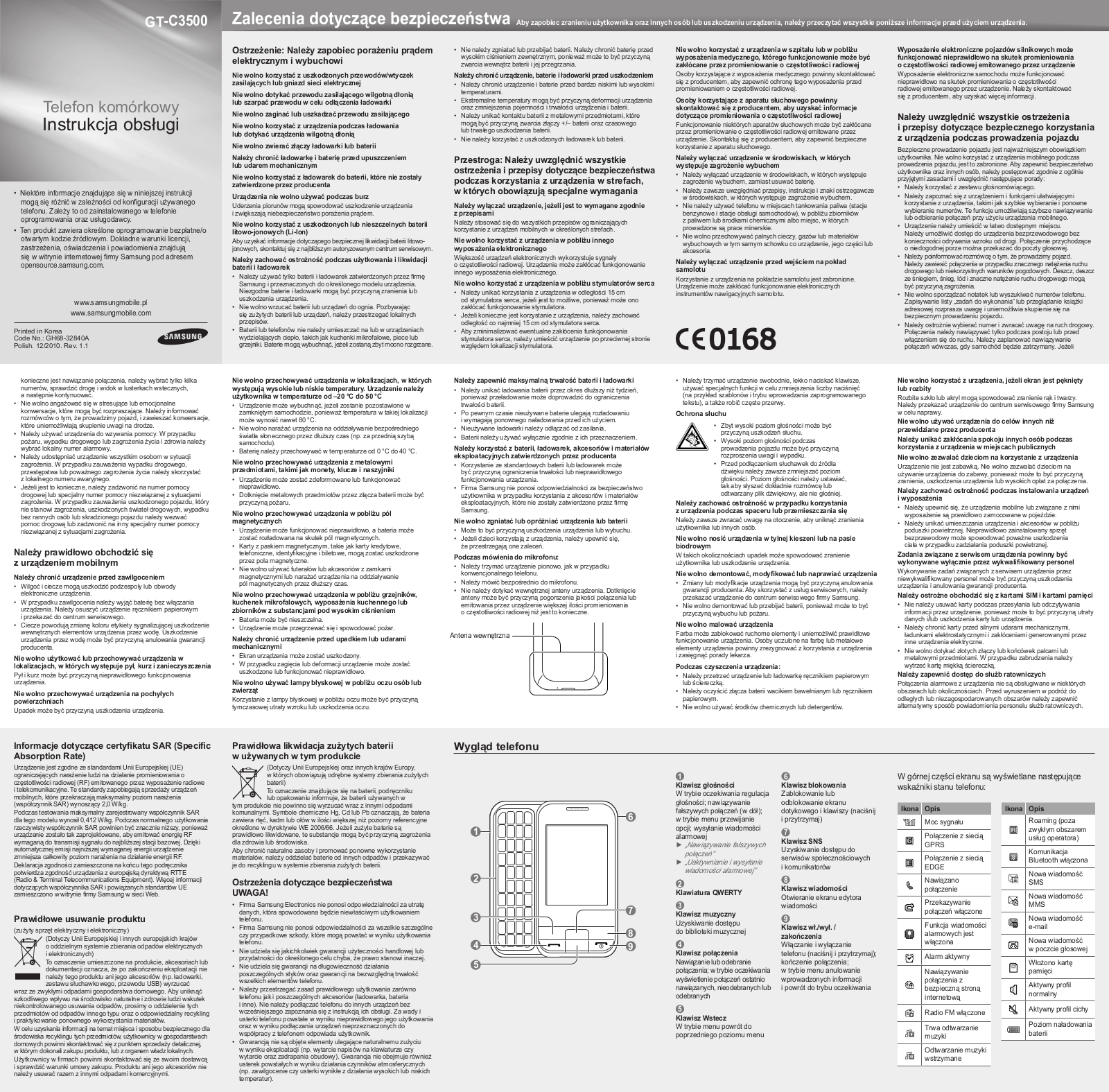 Samsung GT-C3500 User Manual