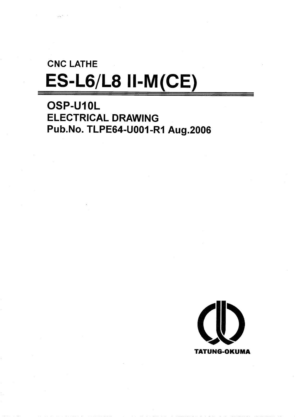 okuma OSP-U10L Drawing