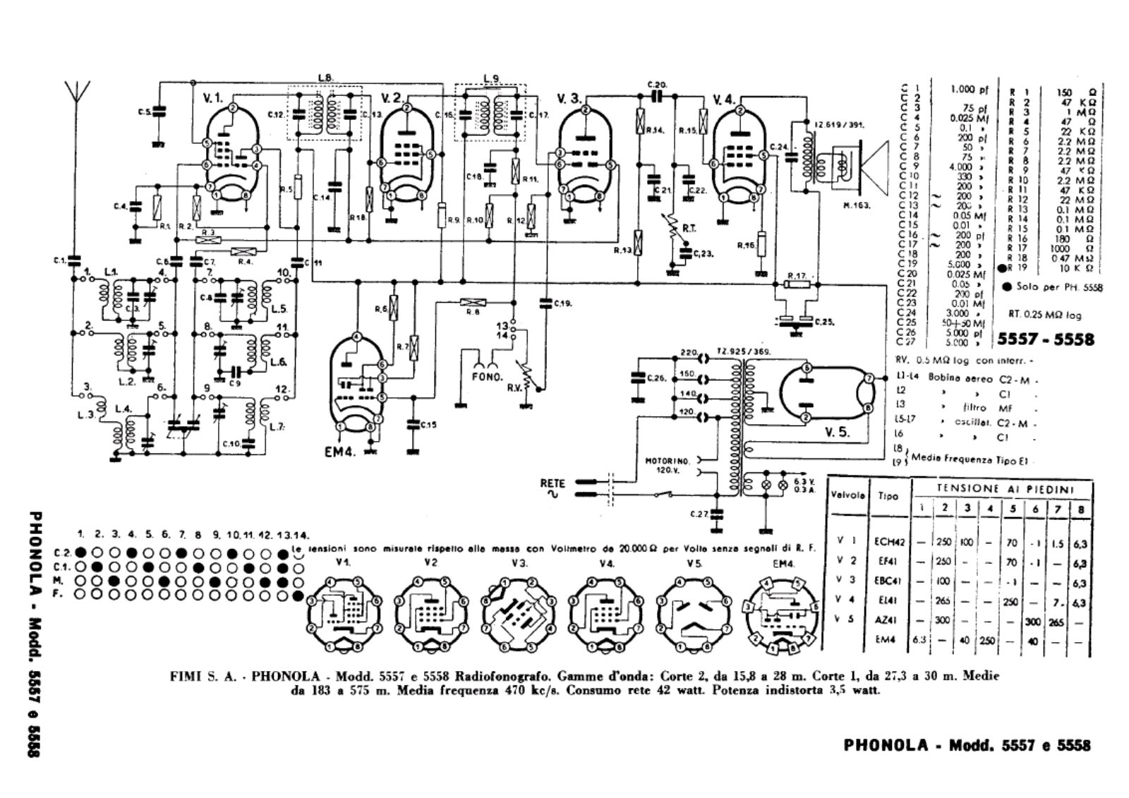 Phonola 55575558 schematic - ManualMachine.com