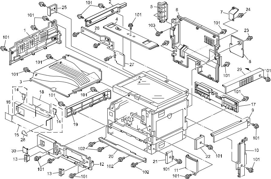 Ricoh Af 2015 PARTS CATALOG