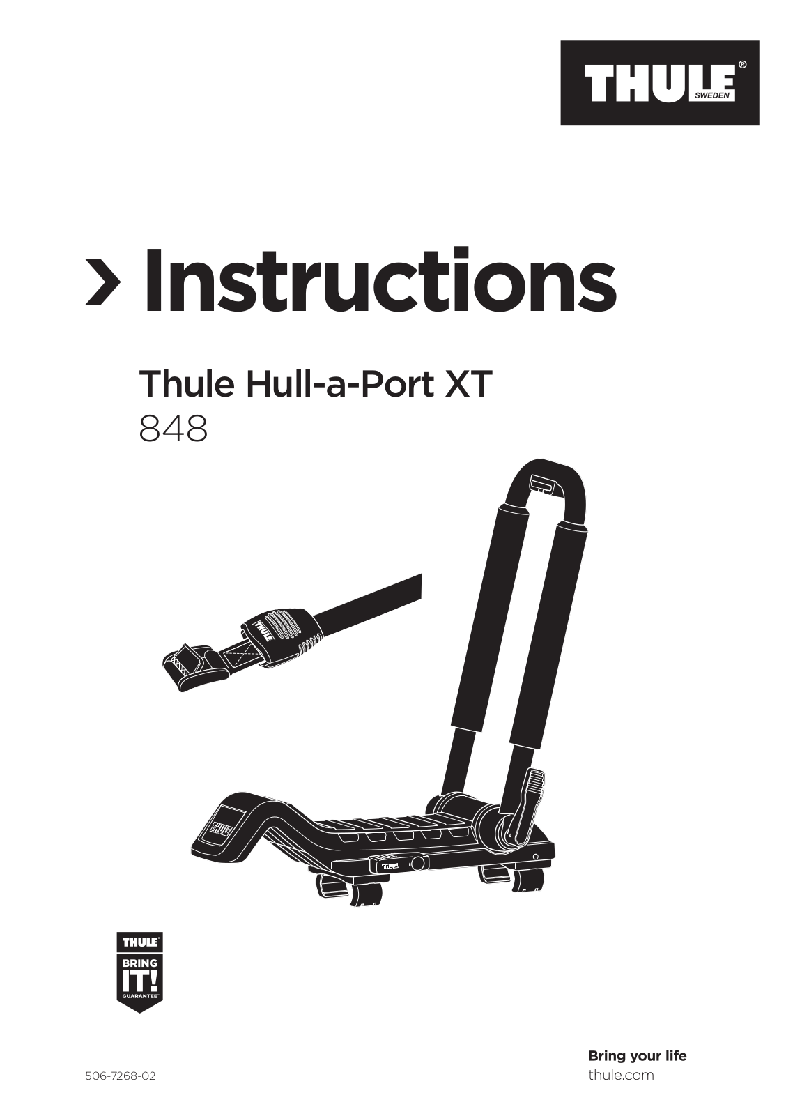 Thule XT 848 User Manual