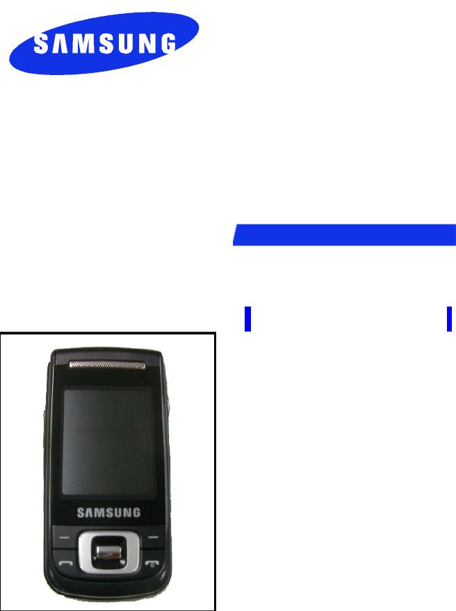 Samsung SGH-C3110, GT-C3110 Service Manual