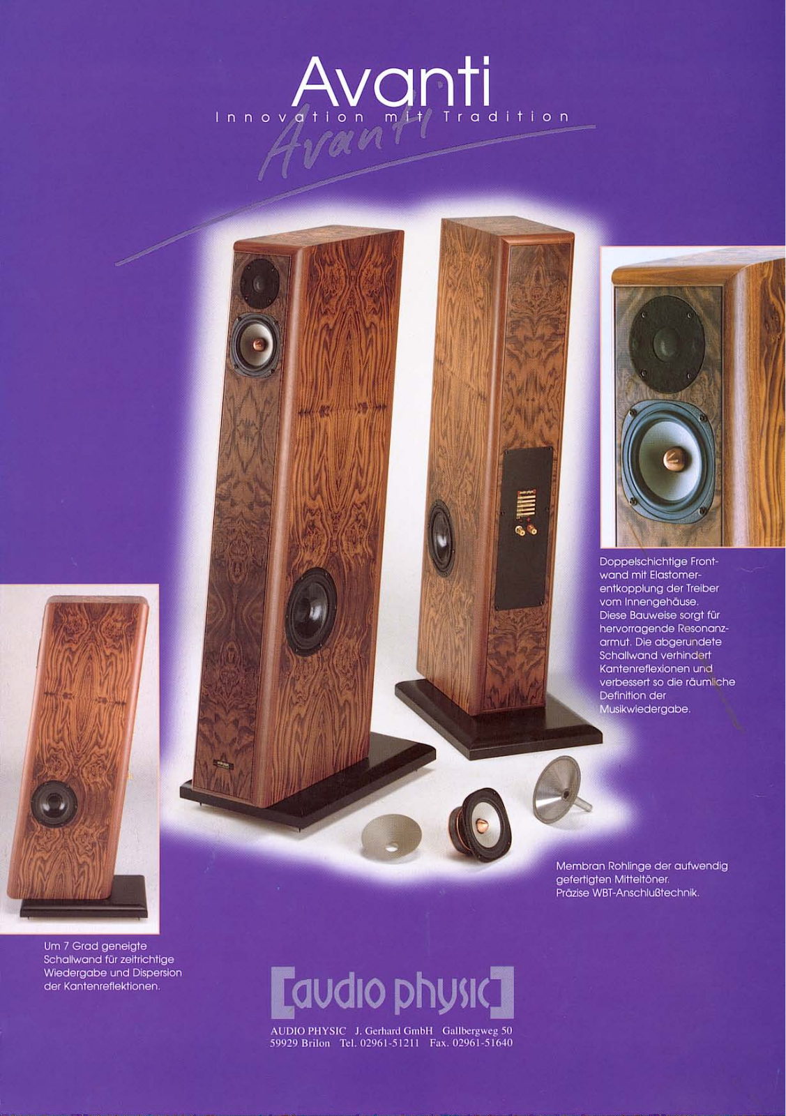 Audio Physic Avanti Brochure