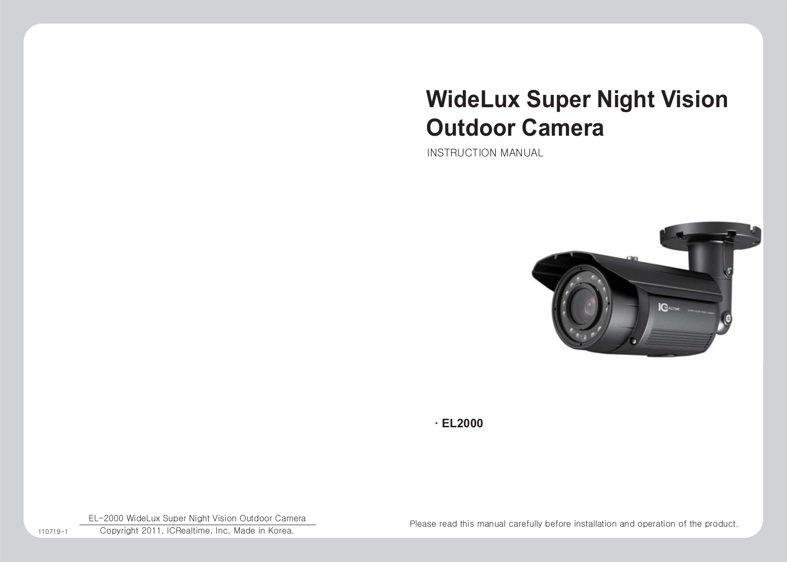 IC Realtime 690HTVL User Manual