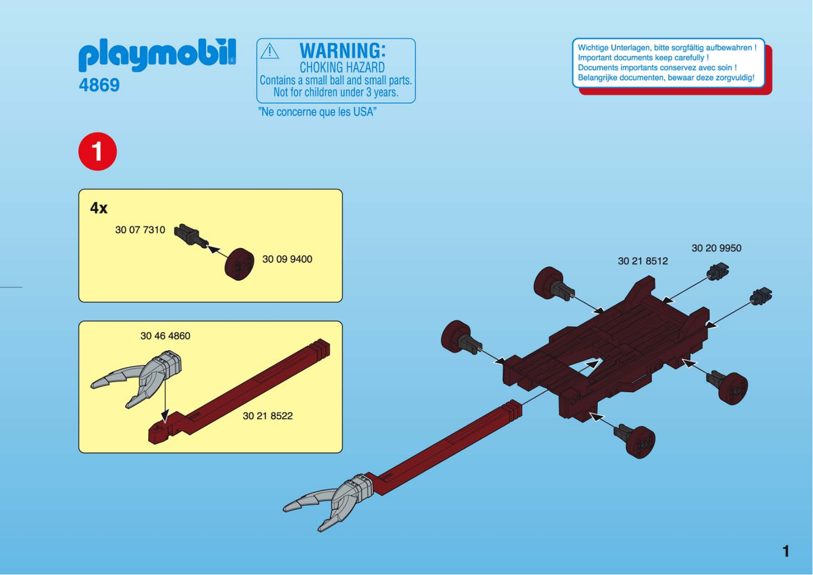 playmobil 4869 Instructions