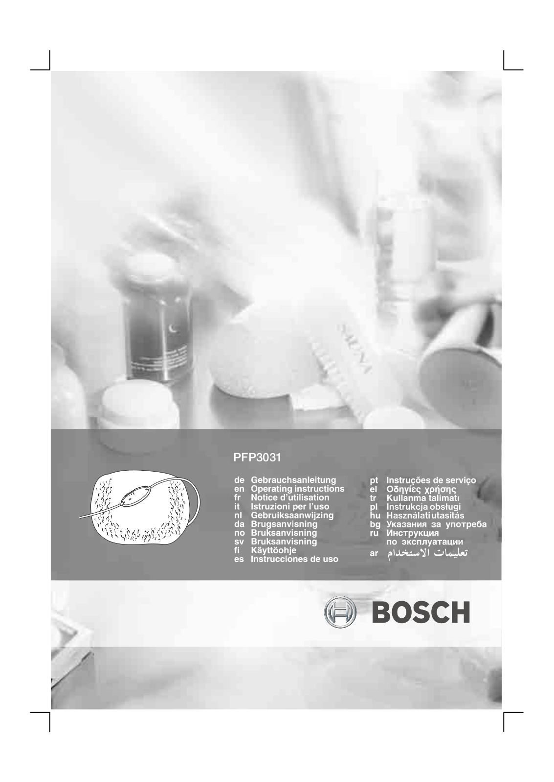 Bosch PFP 3031 User Manual
