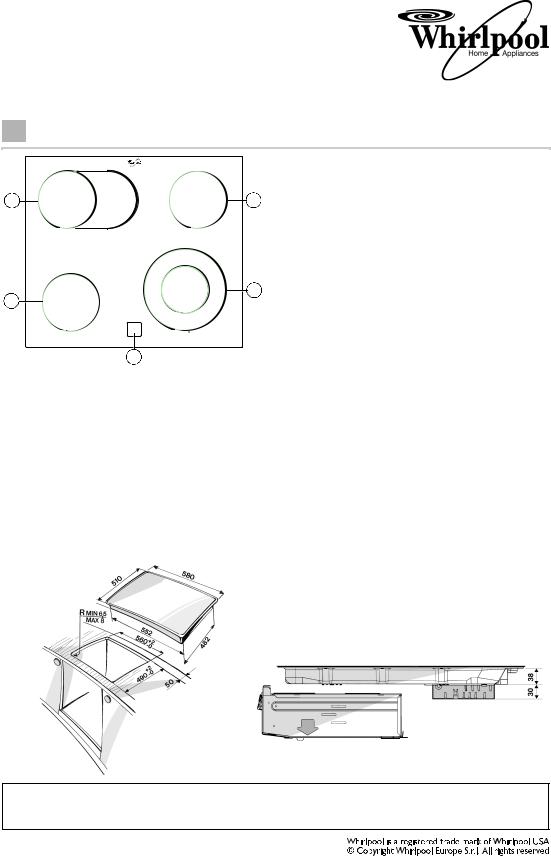 Whirlpool AKT 156/IX PROGRAM CHART