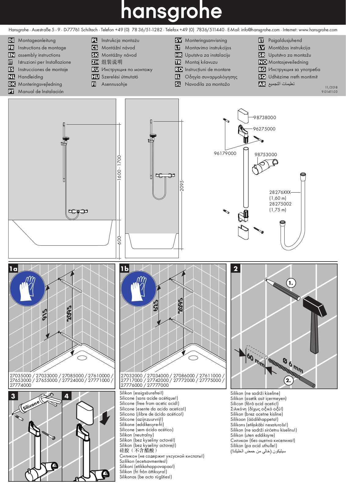 Hansgrohe 27717000 User Manual