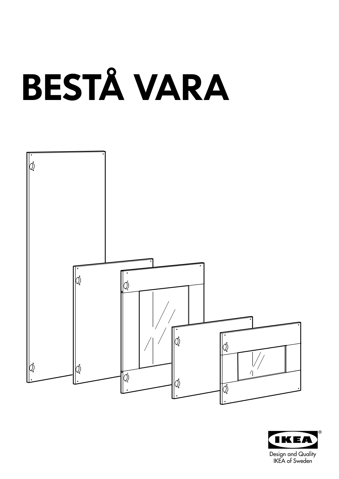 IKEA BESTÅ VARA DOOR 23x25