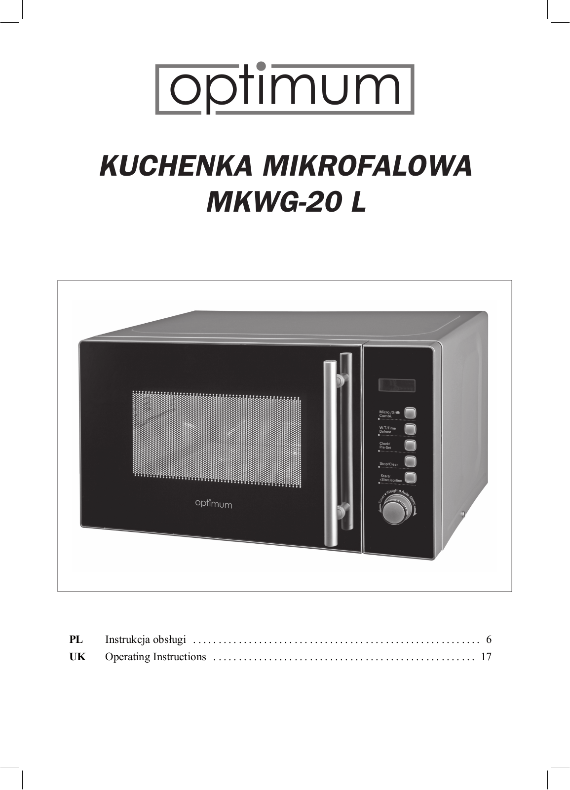 Optimum MKWG-20L User guide - ManualMachine.com