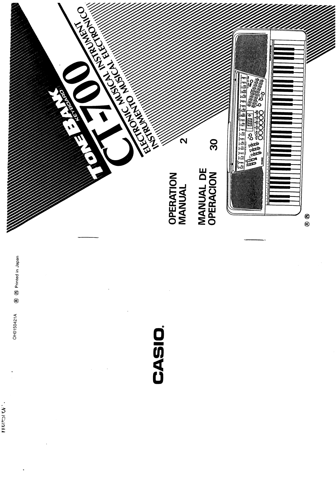 Casio CT-700 User Manual