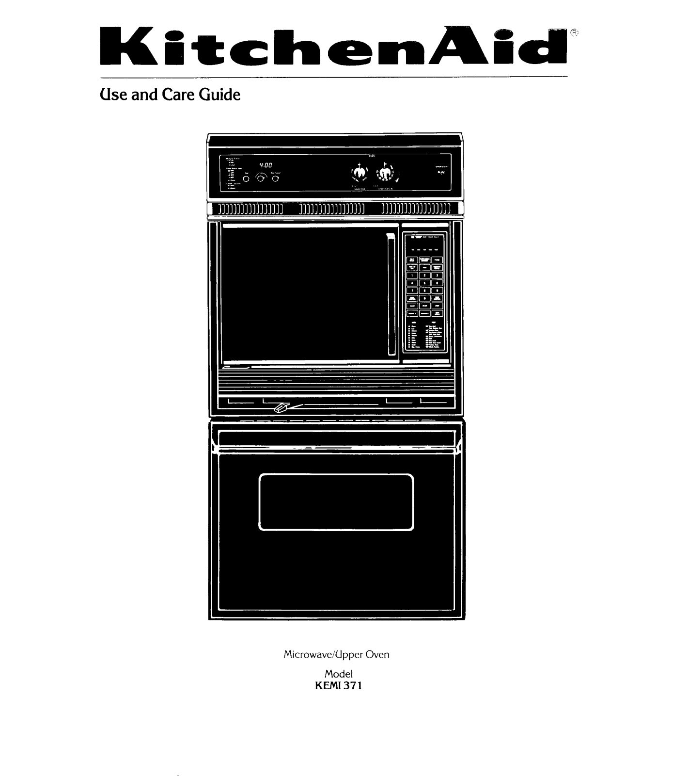 KitchenAid KEMI371 Owner's Manual