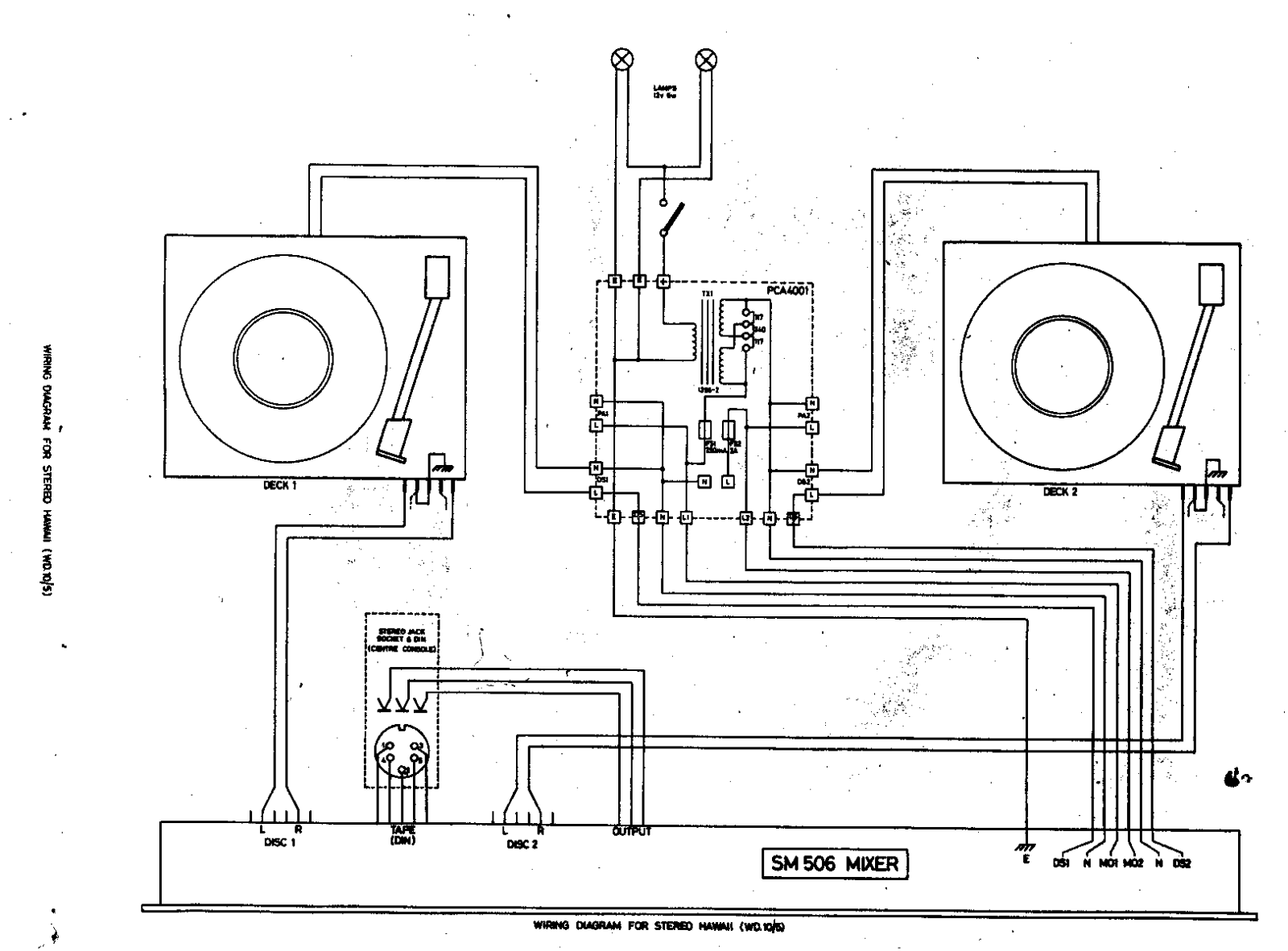 Citronic SM506DJ Schematic