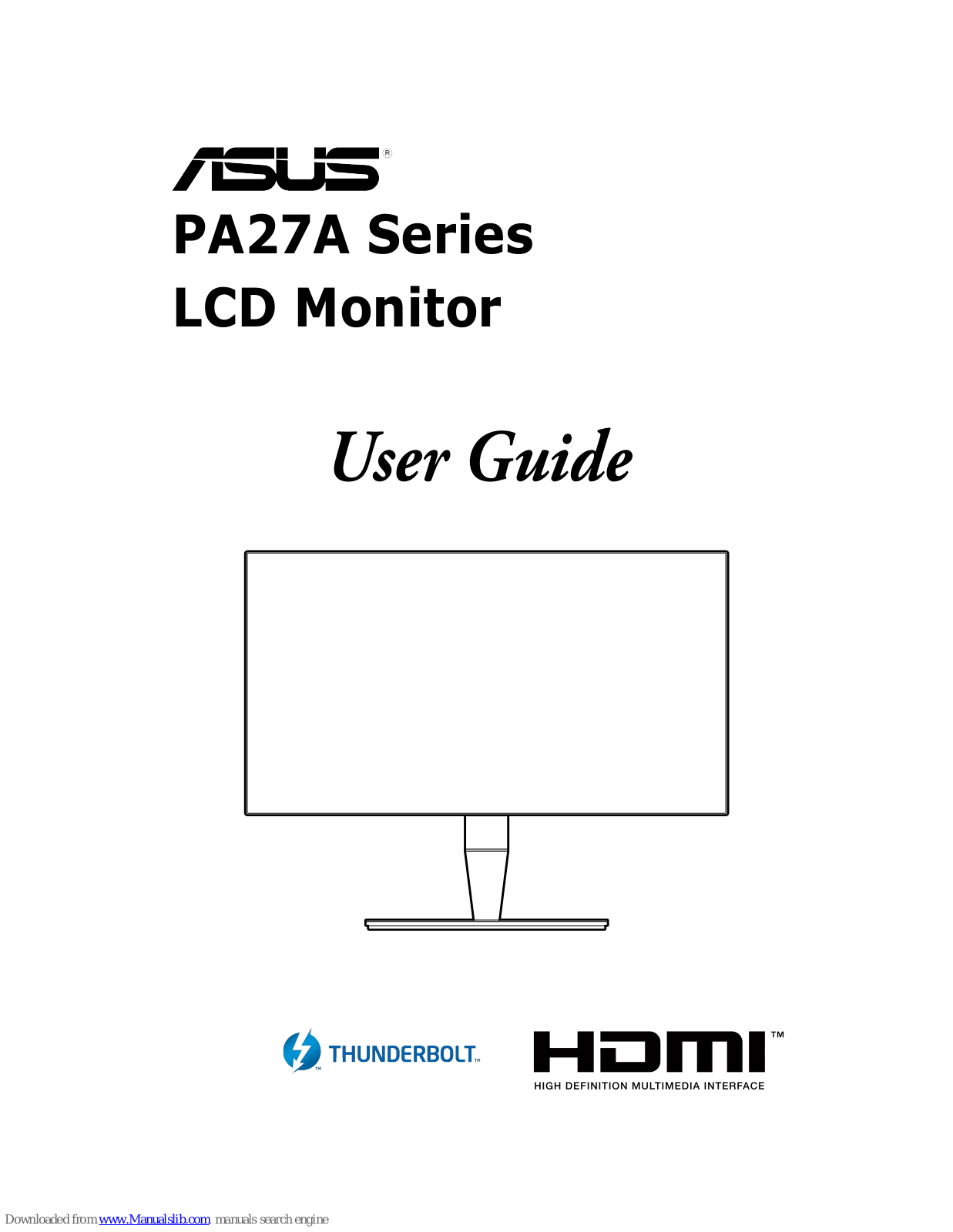 Asus PA27A User Manual