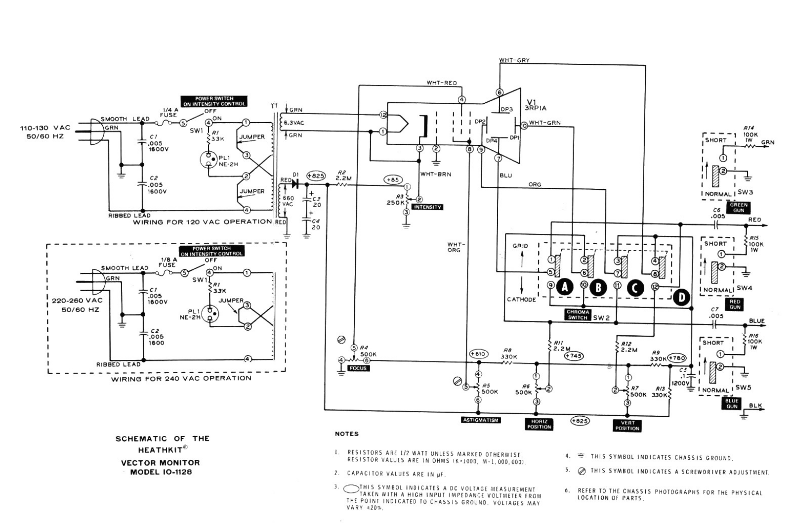 Heath Company IO-1128 Schematic