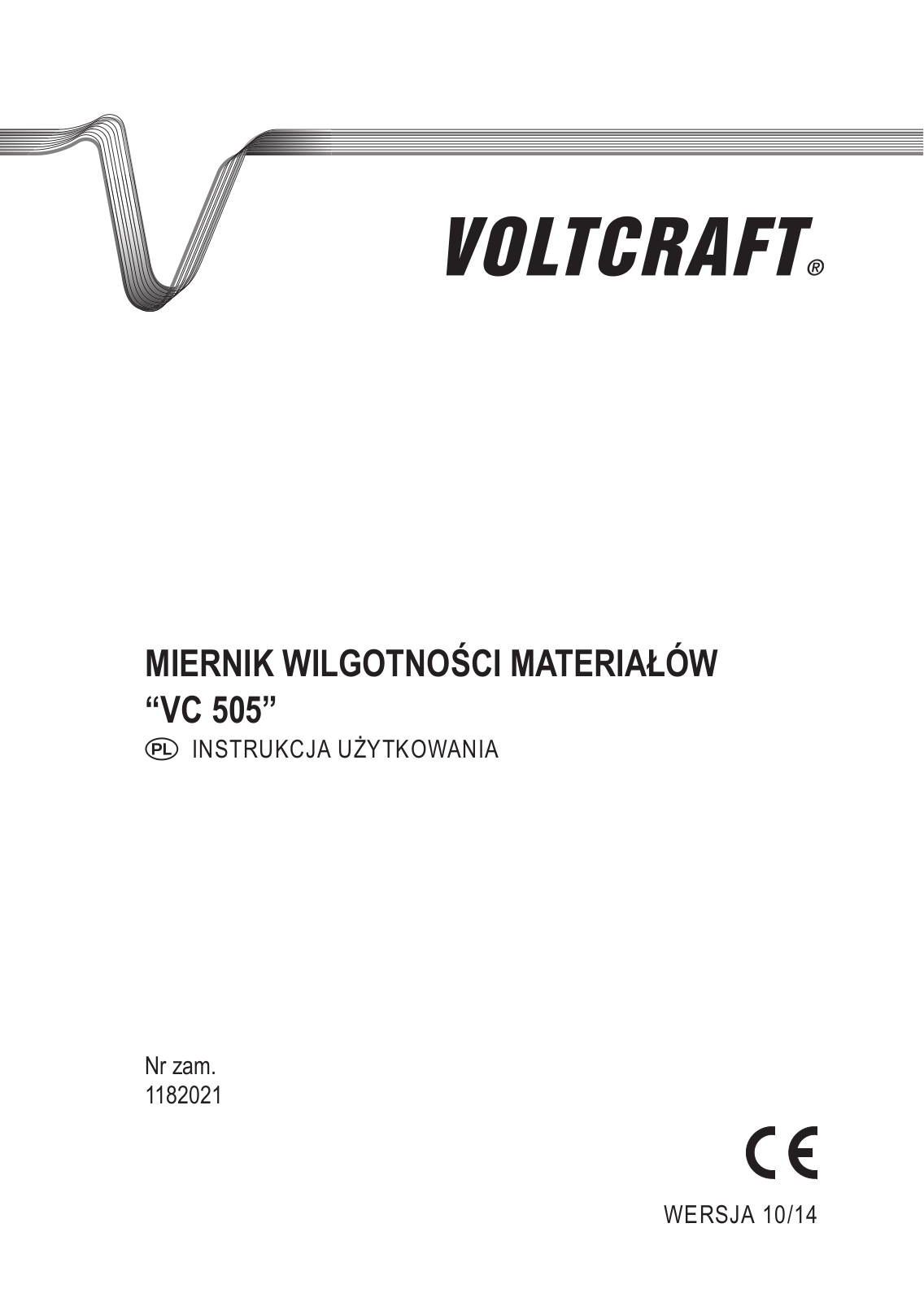 VOLTCRAFT VC 505 User guide