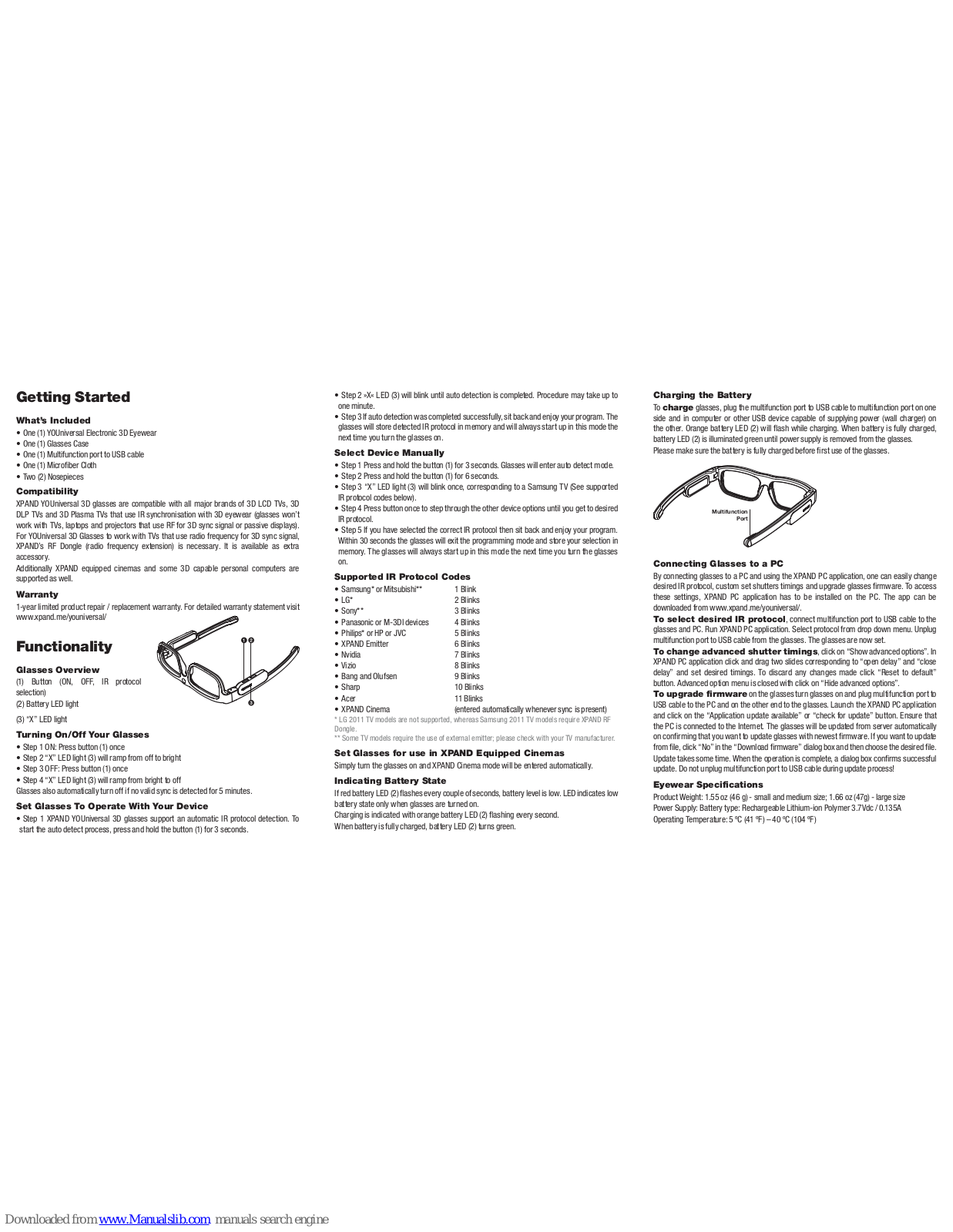 Xpand YOUniversal Quick Install Manual