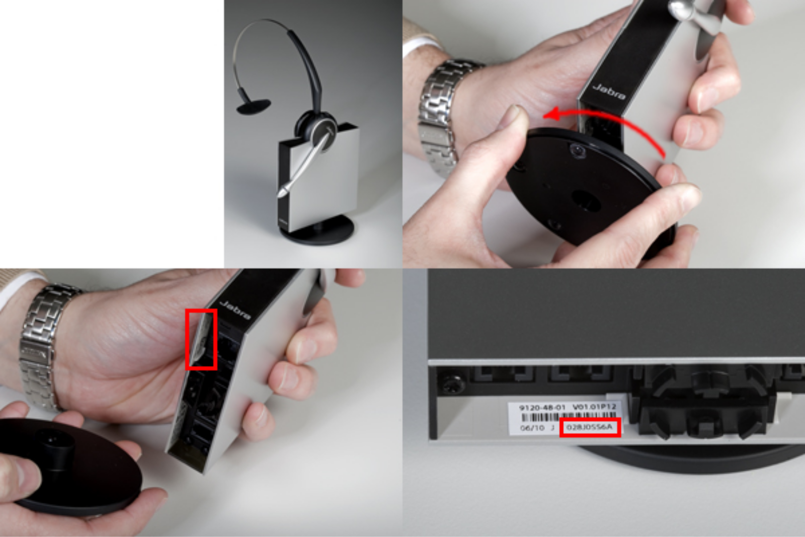 Jabra GN9120 Serial number location