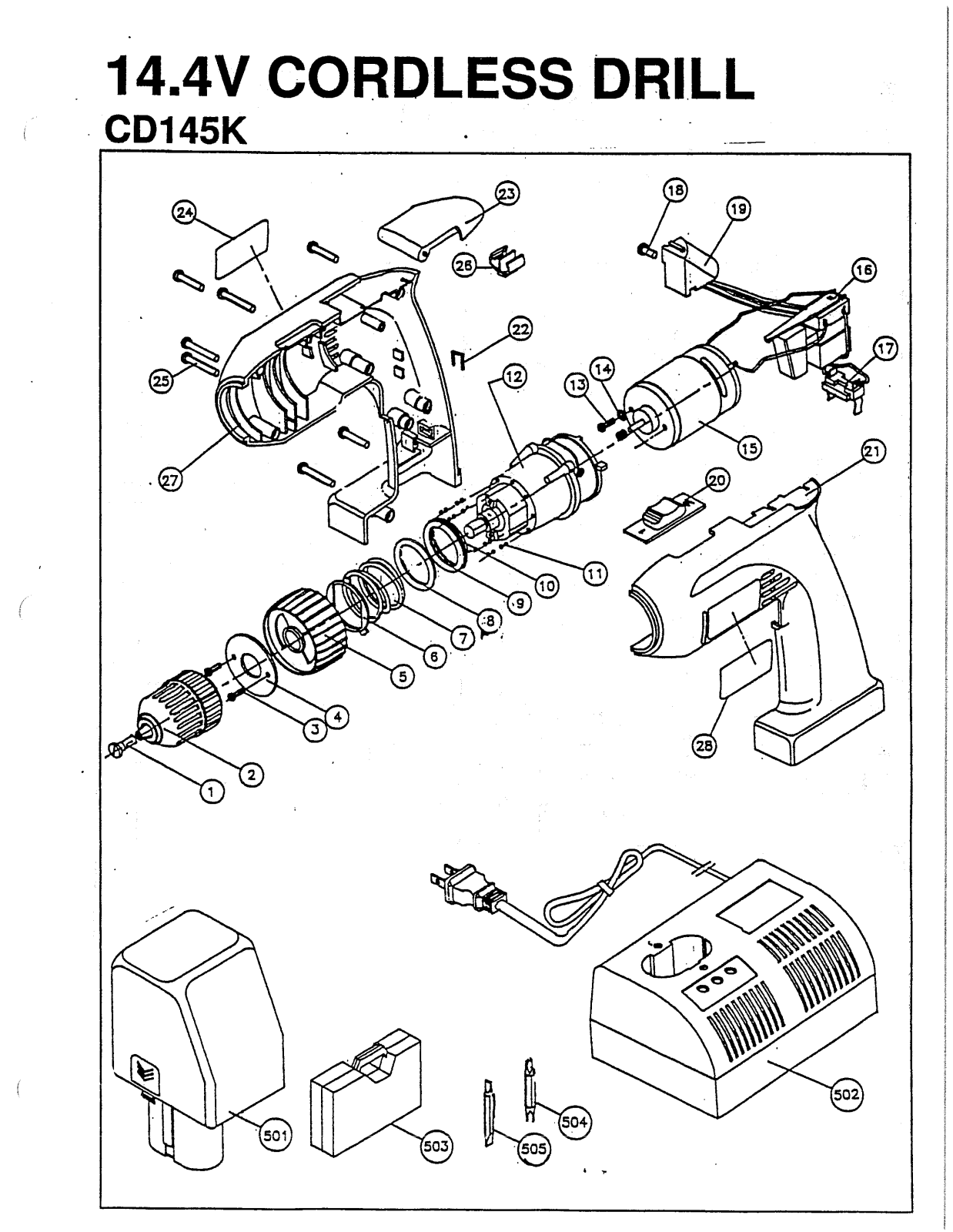 Ryobi CD145K User Manual