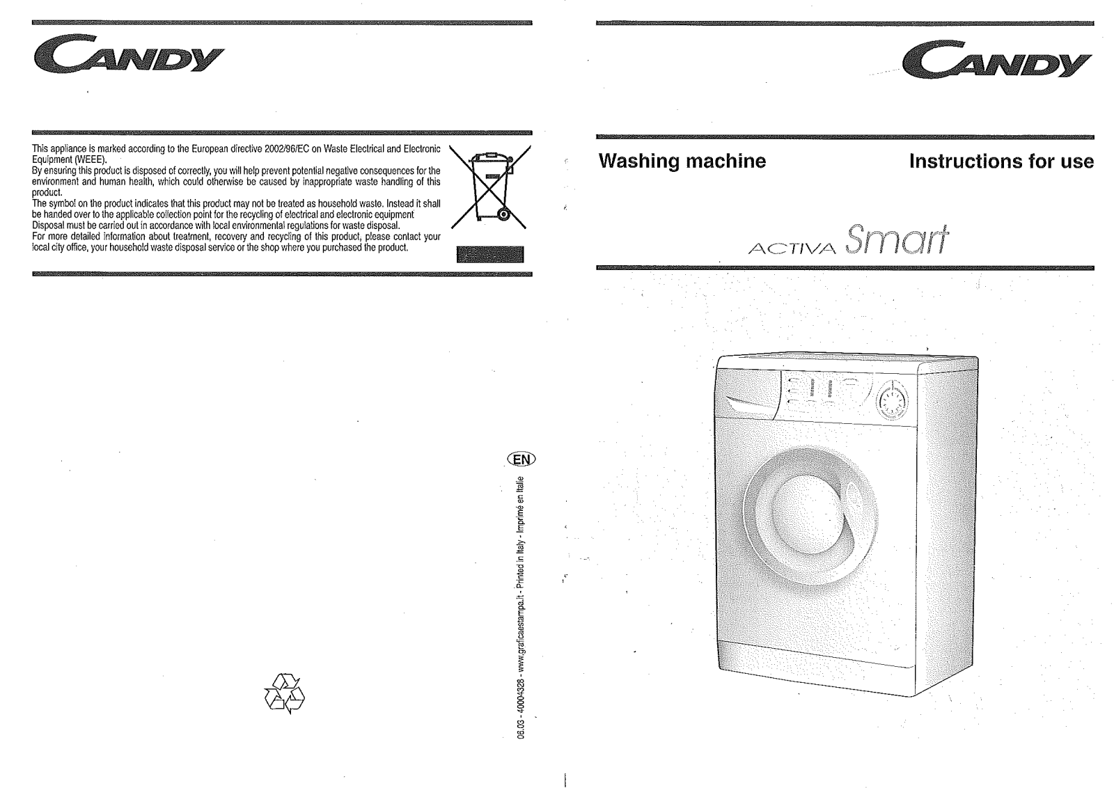 Candy CM 1166 User Manual