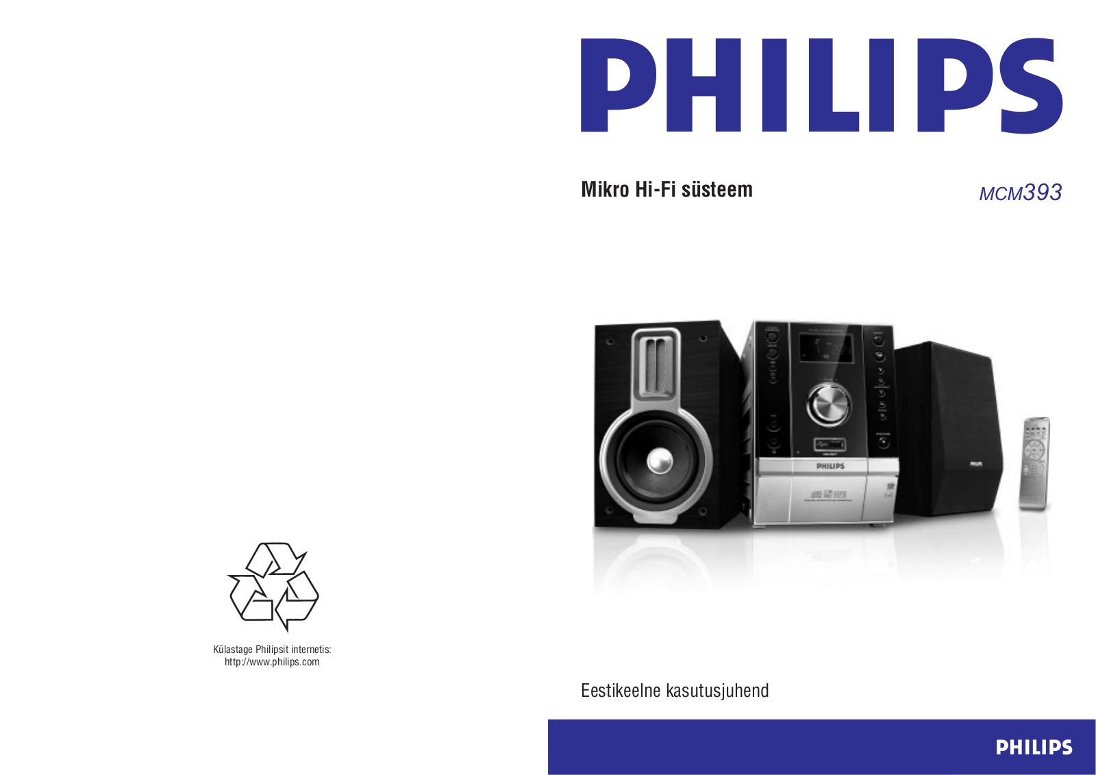 Philips MCM393/12 User guide