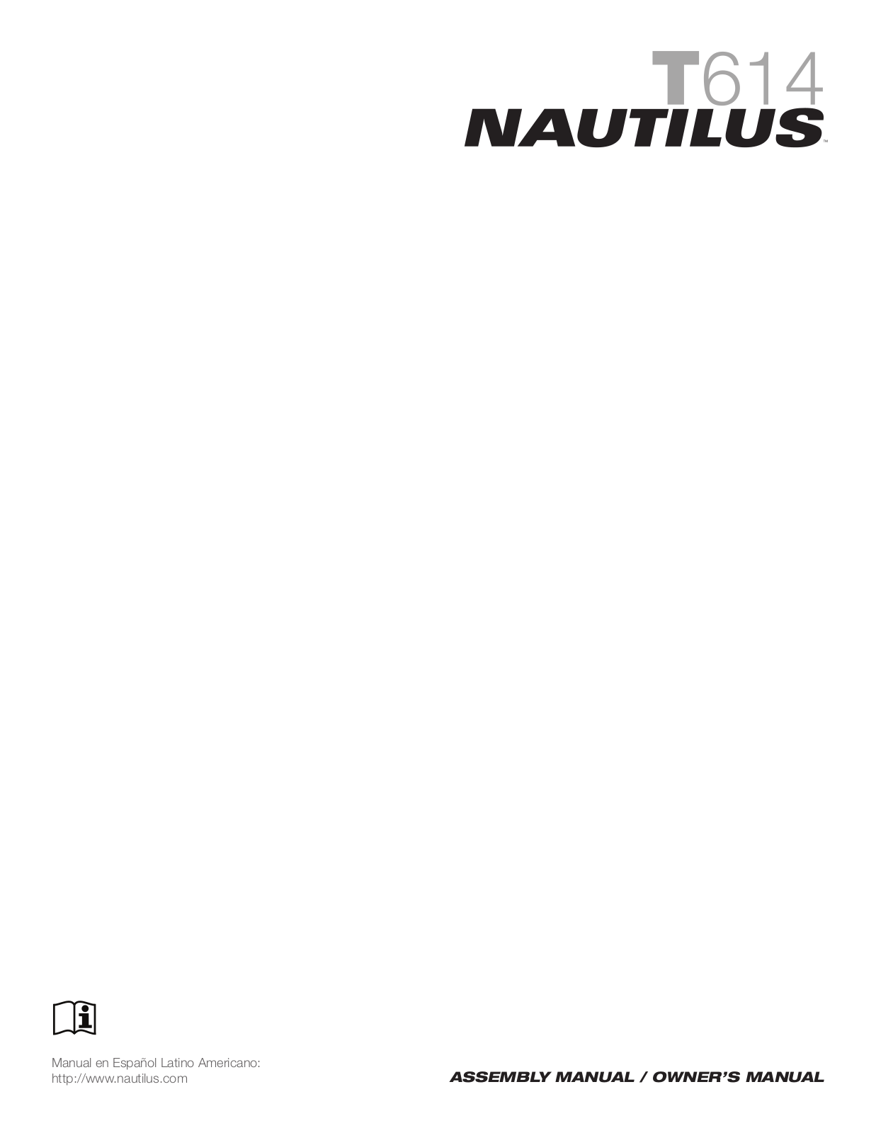 Nautilus T614 User Manual