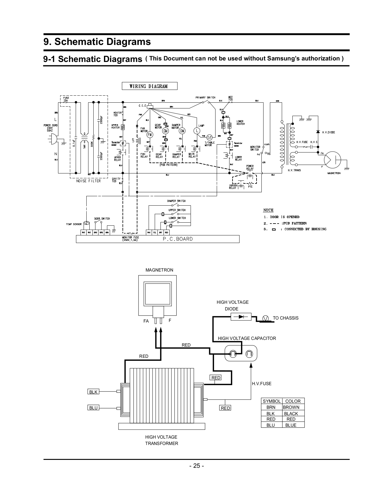 Samsung PG113 Service Manual