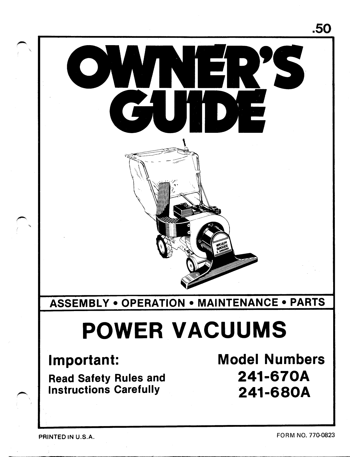 MTD 241-680A User Manual