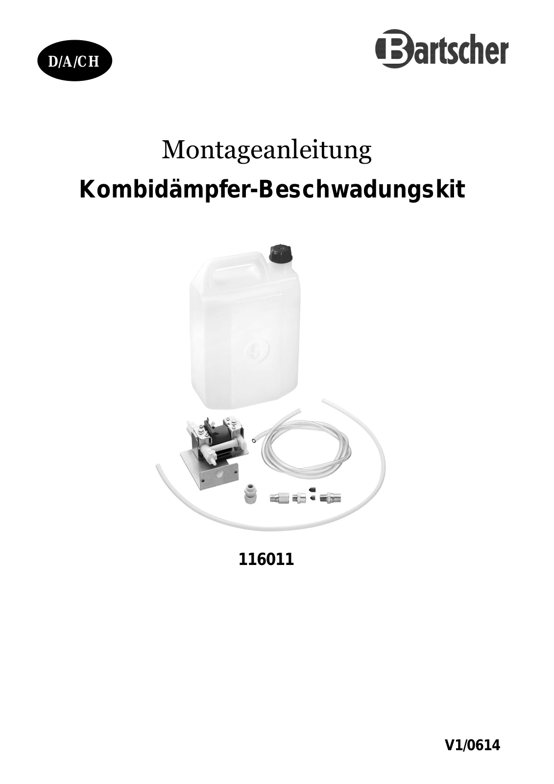 Bartscher 116011 Operating instructions - ManualMachine.com