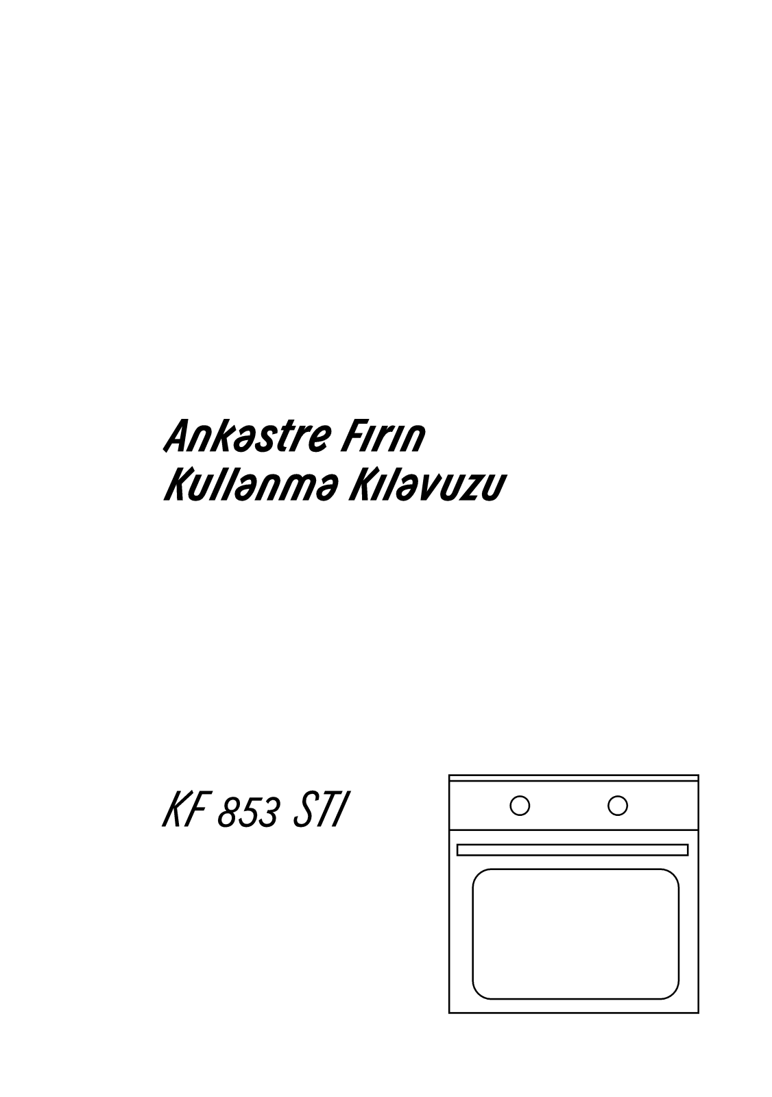 Beko KF853STI User manual