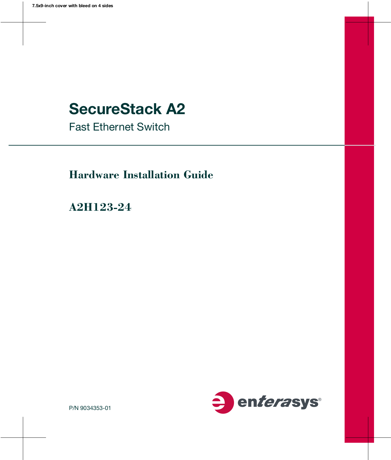 Enterasys Networks A2H123-24 User Manual