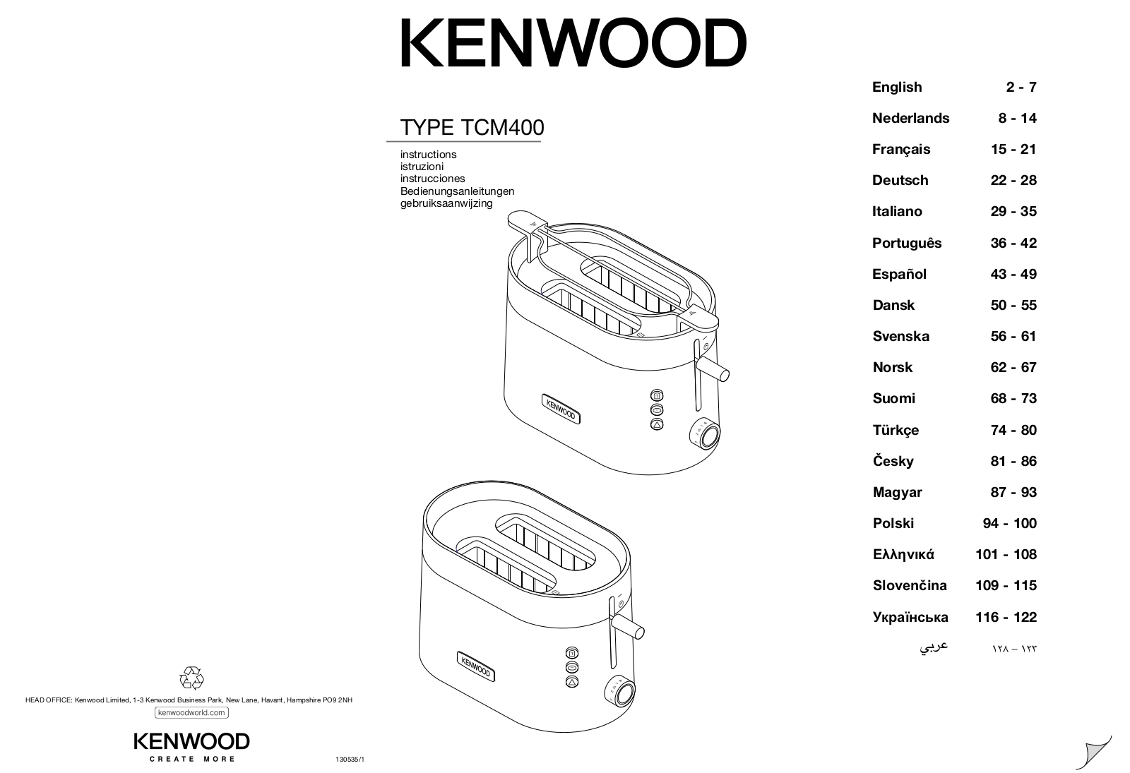 Kenwood TCM401TT User Manual