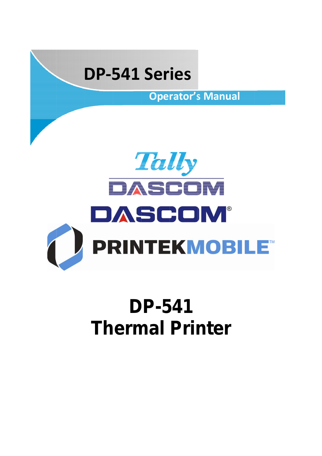 Jiangmen Dascom Computer Peripherals DP541A User Manual