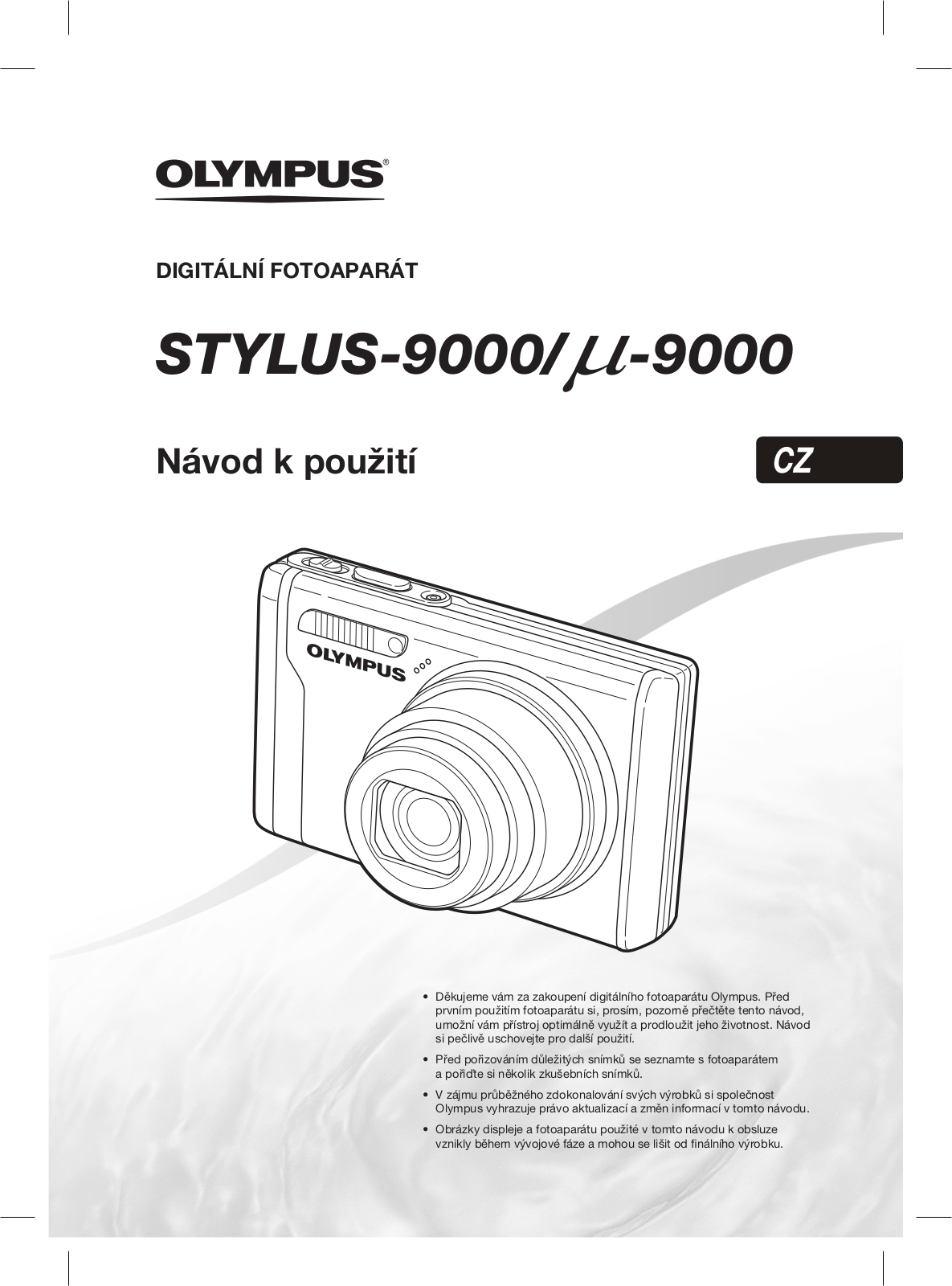 Olympus M-9000 User Manual