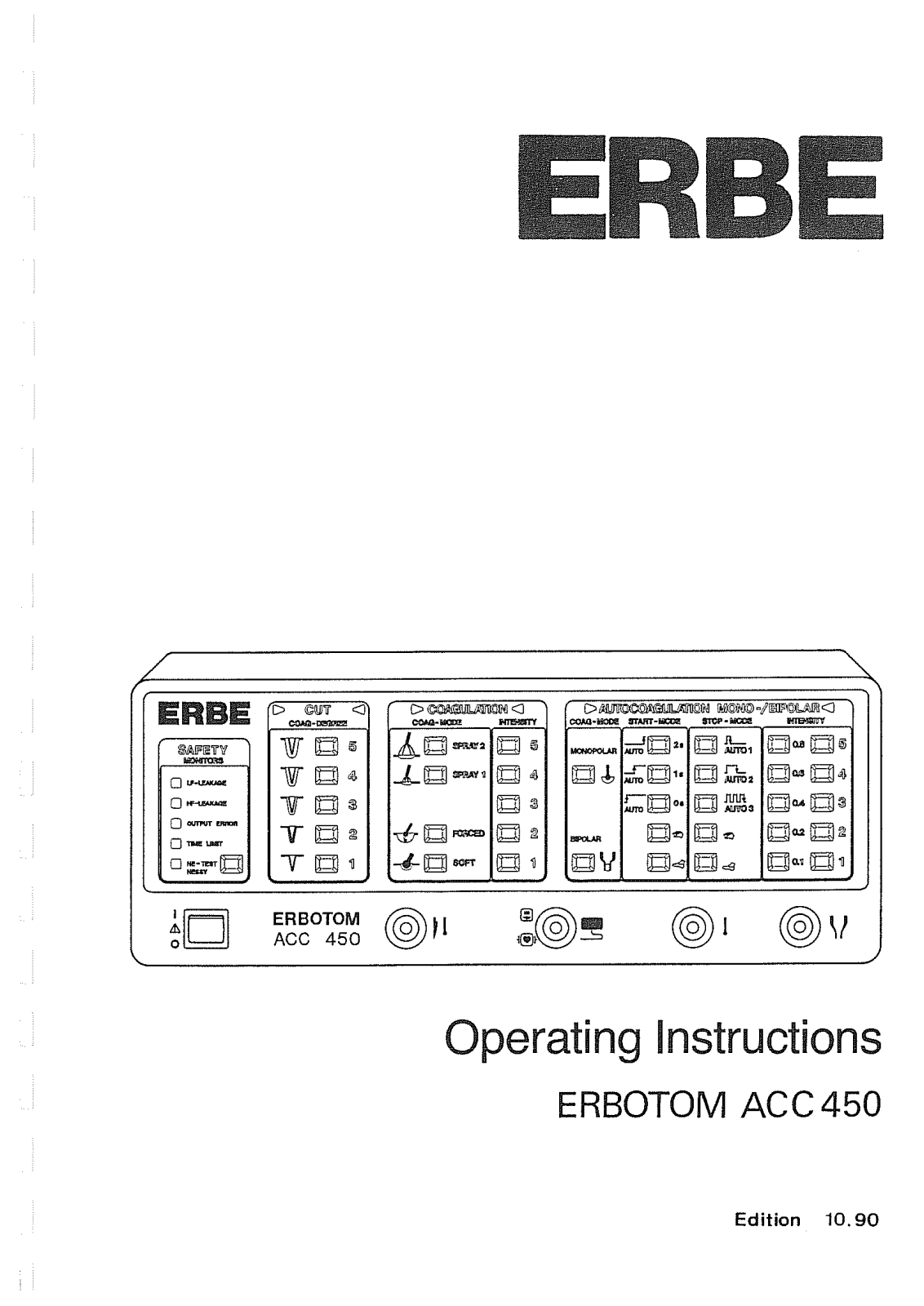 Erbe Erbotom ACC450 Operationmanual