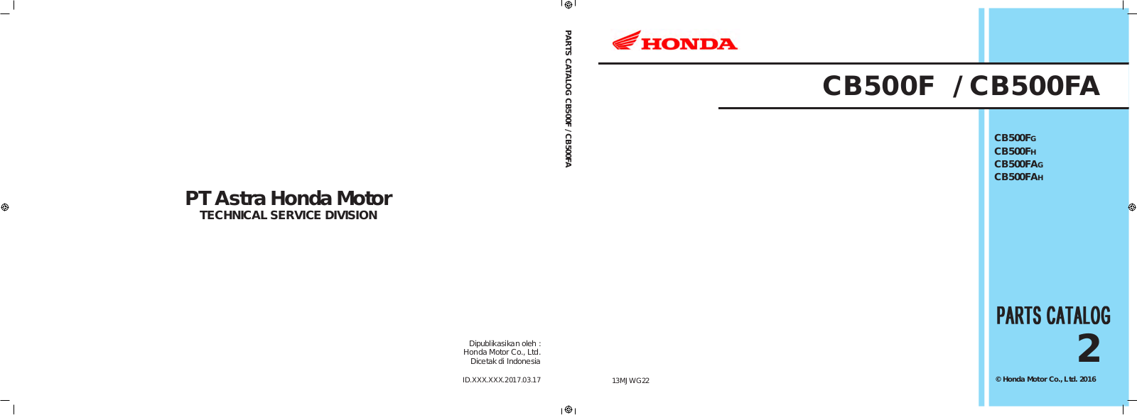 Honda CB500F & CB500FA (2016) User guide - ManualMachine.com