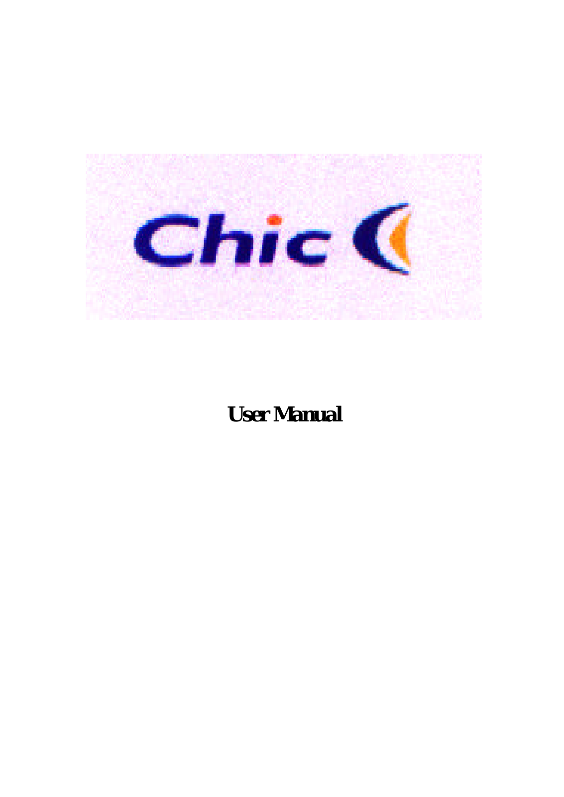 Chic Technology CKM30XX Users manual