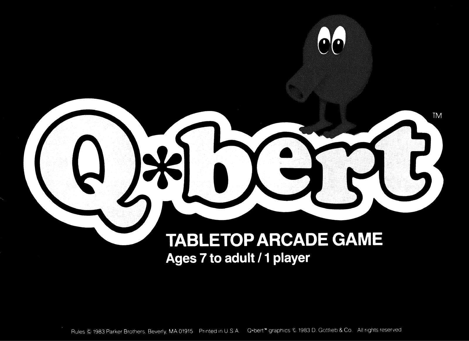 ParkerBros QBert User Guide