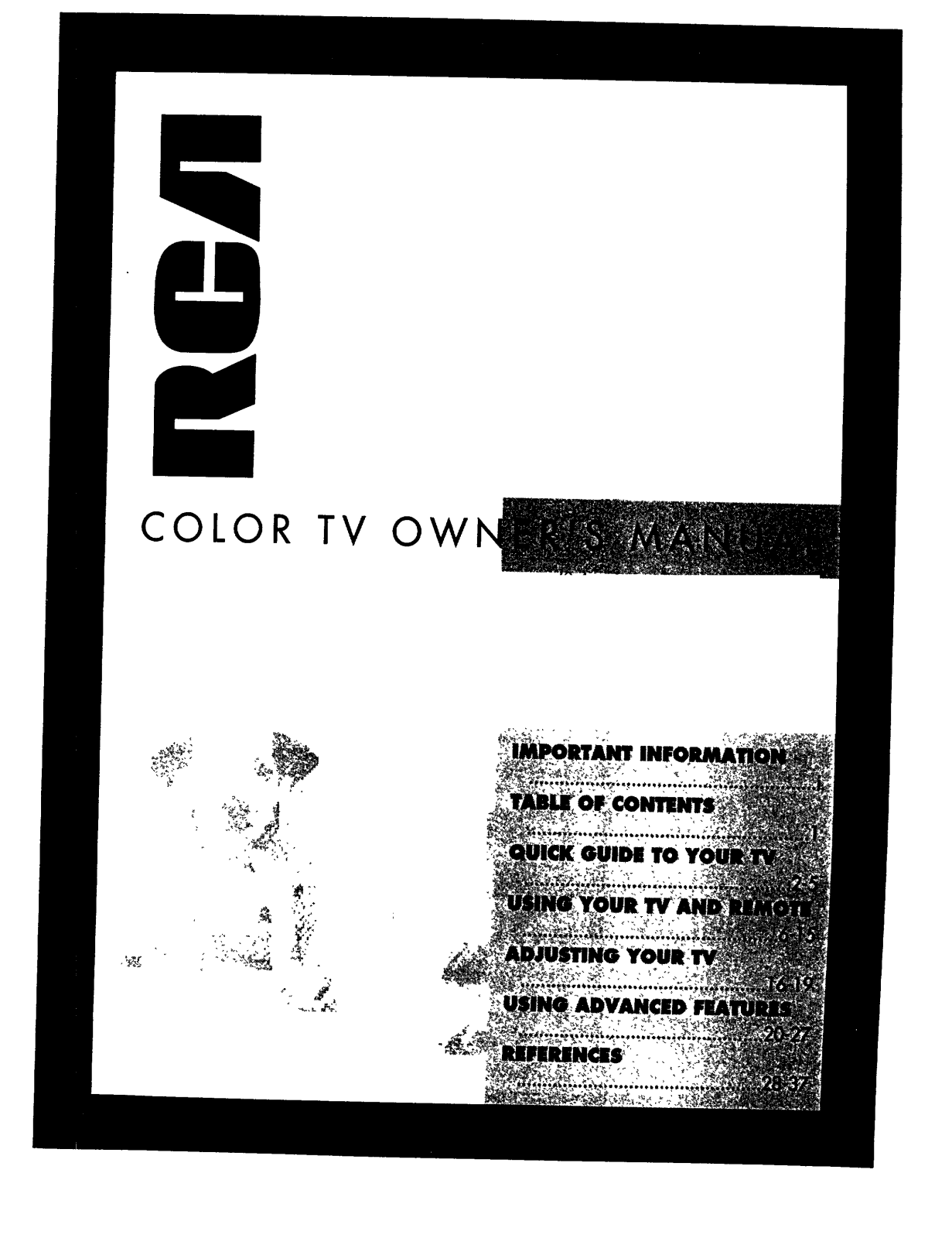 RCA F31671, G31641, G27681, G27665, G26683 Owner’s Manual