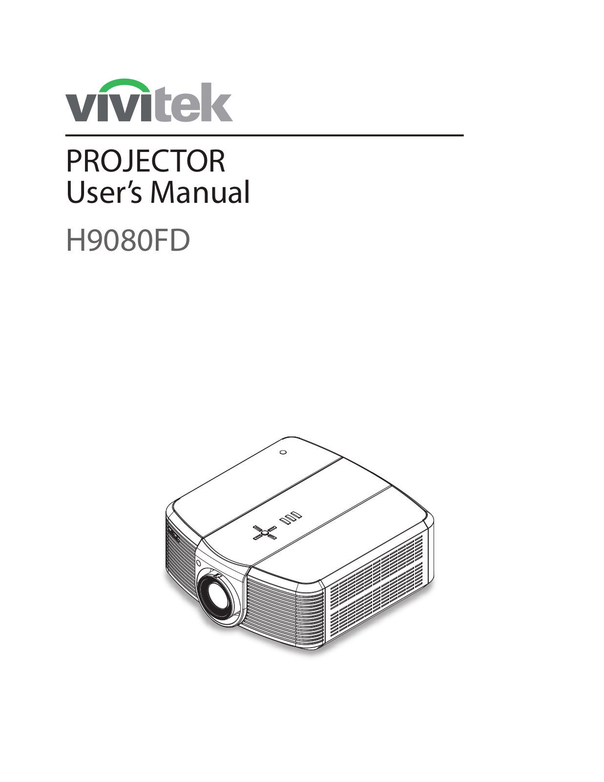 Vivitek H9080FD User Manual