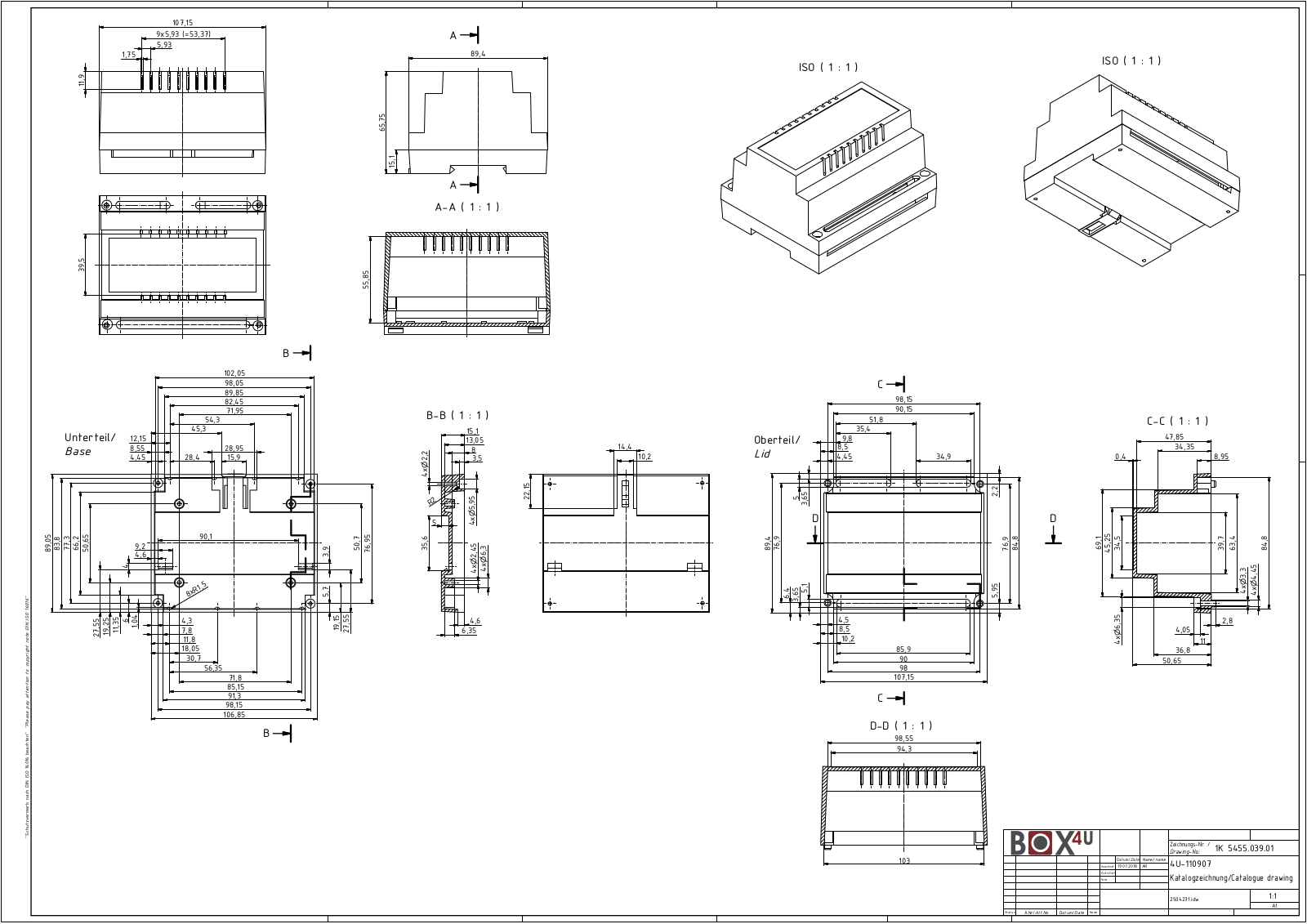 BOX4U 4U65110907310 Datasheet - ManualMachine.com