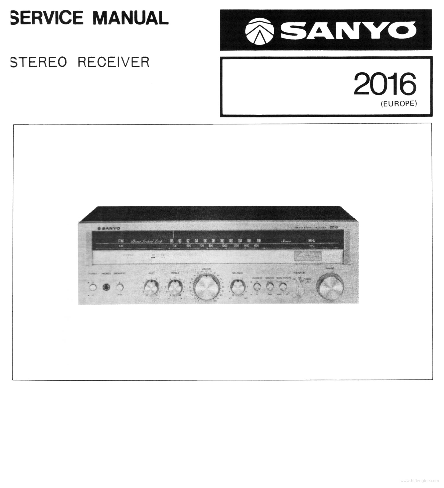 Sanyo 2016 Schematic