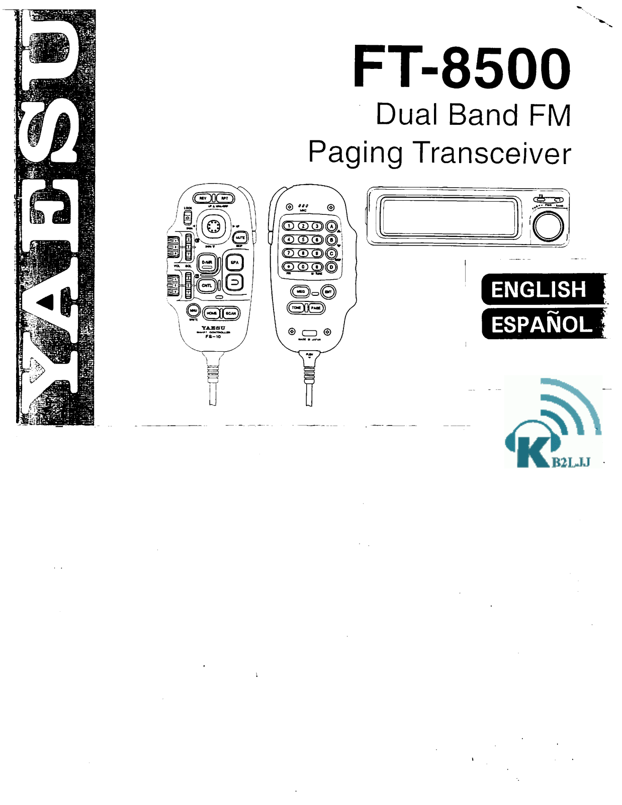 Yaesu FT-8500 User Manual